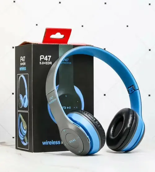 Wireless Headset Foldable Stereo Bass Bluetooth Headphones