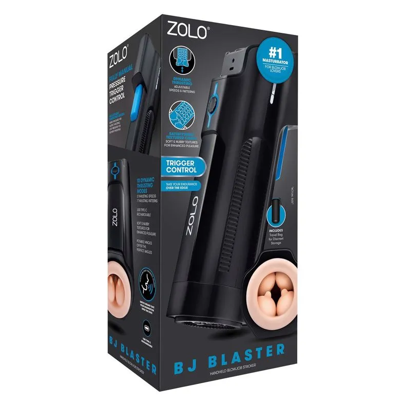 Zolo BJ Blaster Thrusting Handheld Blowjob Stroker